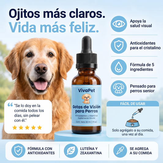 Gotas Orales De Apoyo Visual Para Perros